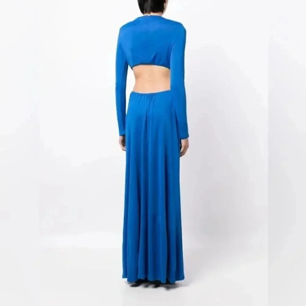 Farm Rio knotted cut-out maxi dress Small B642